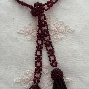 Garnet necklace